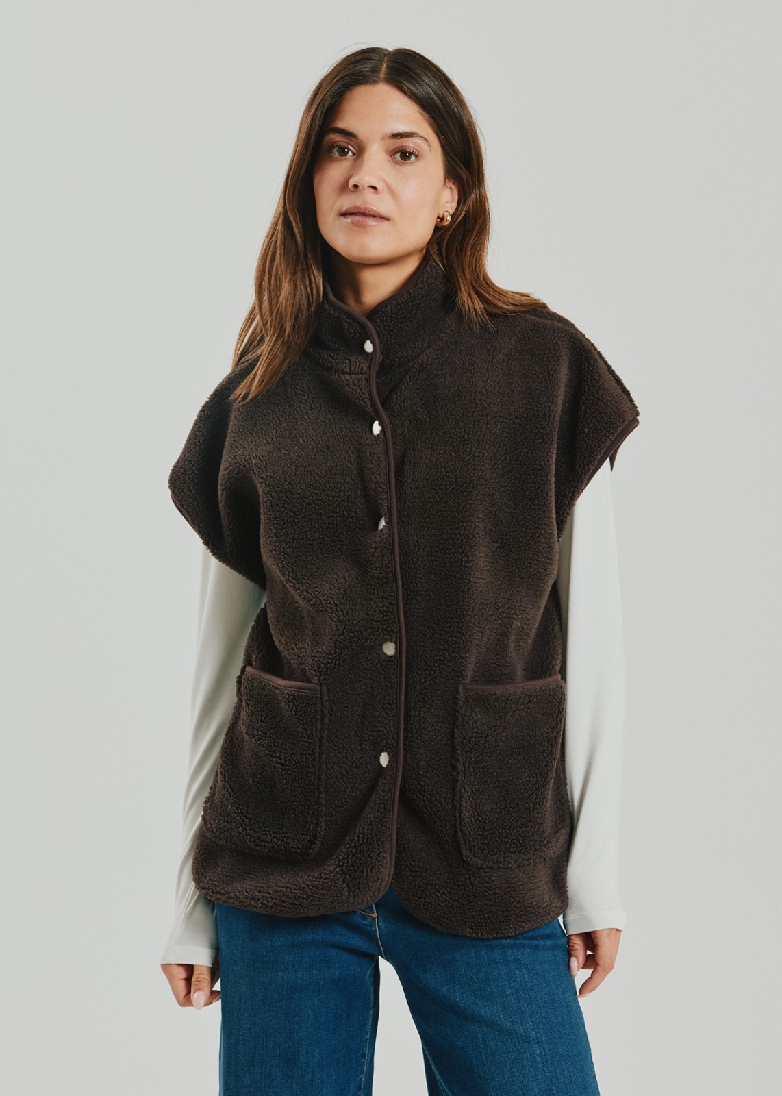 FREEQUENT Teddy vest - Billede 2